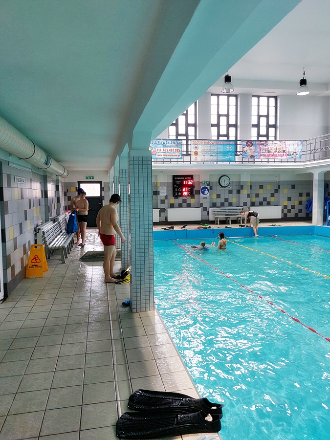 Hokej pod wodą Walenie Siemianowice Śląskie Trening 1 II 2025